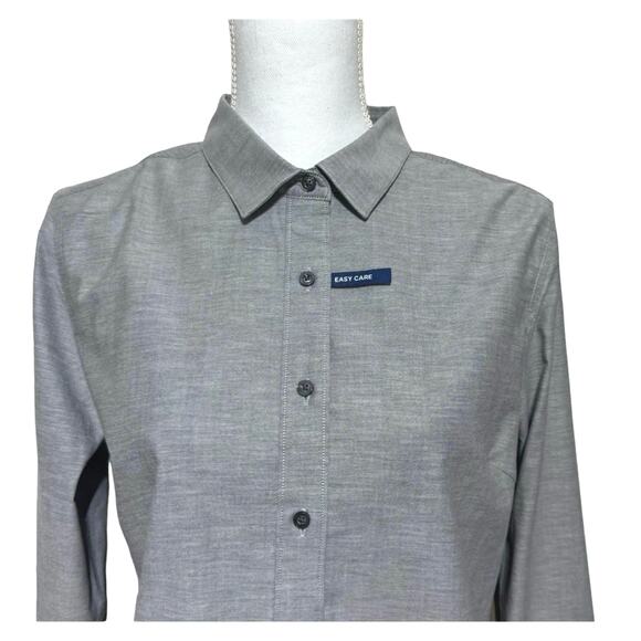 Cutter & Buck Women's Stretch Oxford Long Sleeve Easy Care Dress Shirt Size LG - Picture 4 of 11